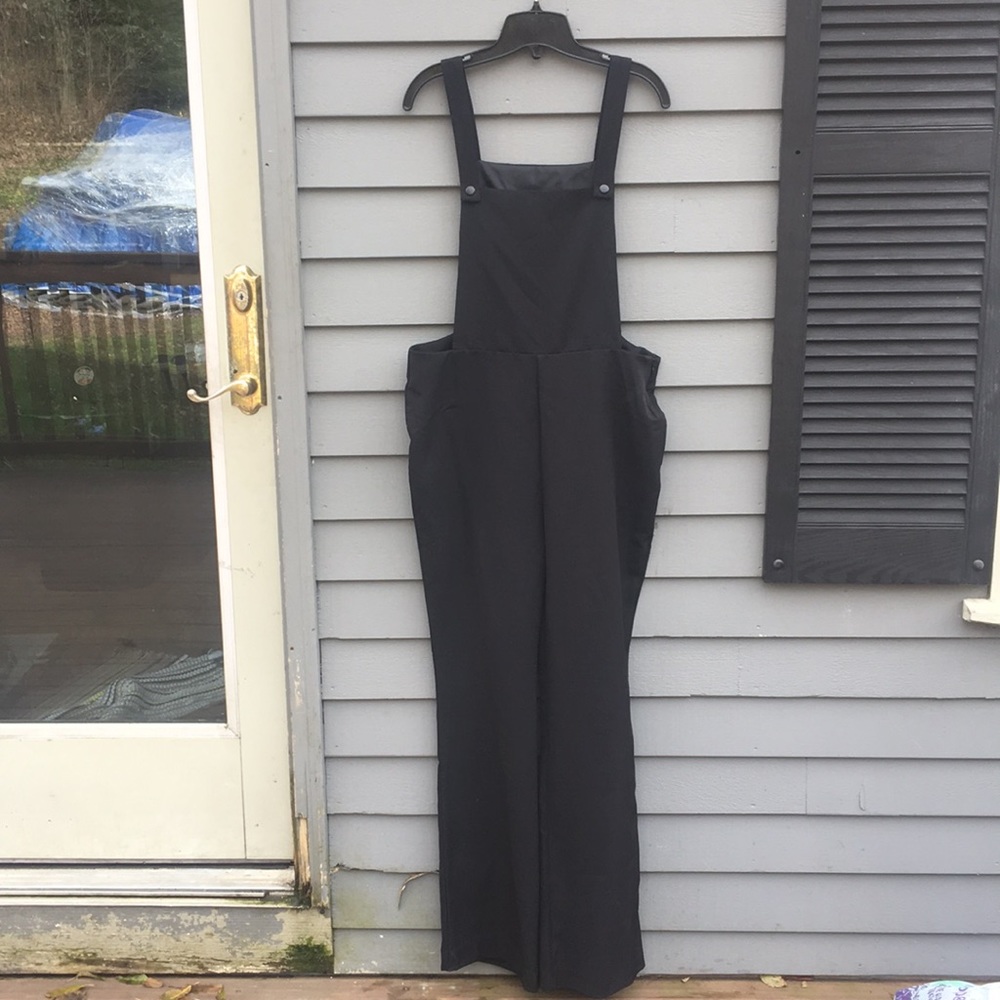 Juniors black jumpsuit